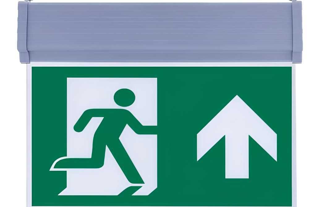 ACİL AYDINLATMA(KOŞAN ADAM YUKARI OK )EXİT  TİJLİ 1